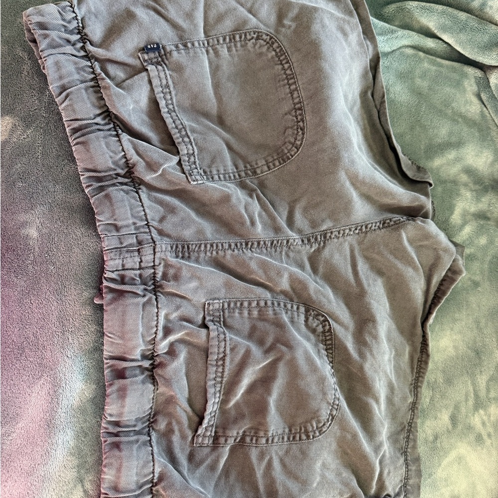GAP Charcoal Elastic Waist Shorts